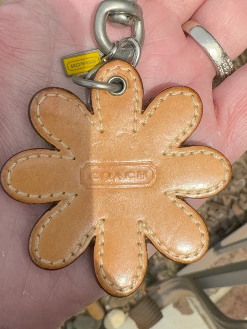 Coach Y2k Signature Patchwork Flower Charm - Picture 2 of 6